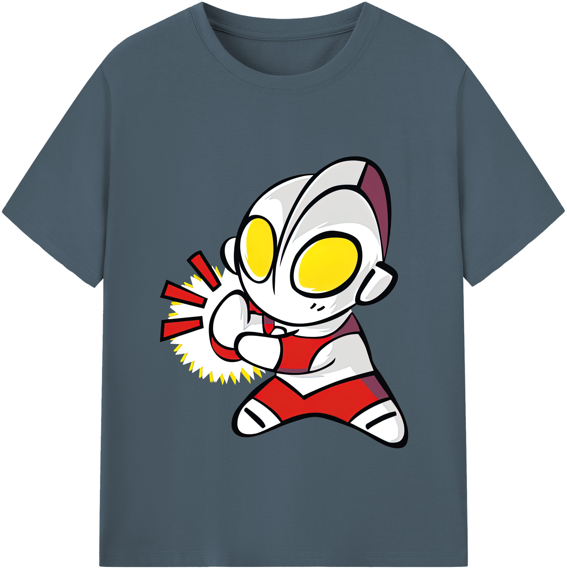 （画像用） ウルトラマン Ultraman 綿100％半袖Tシャツ（フロントプリント）
